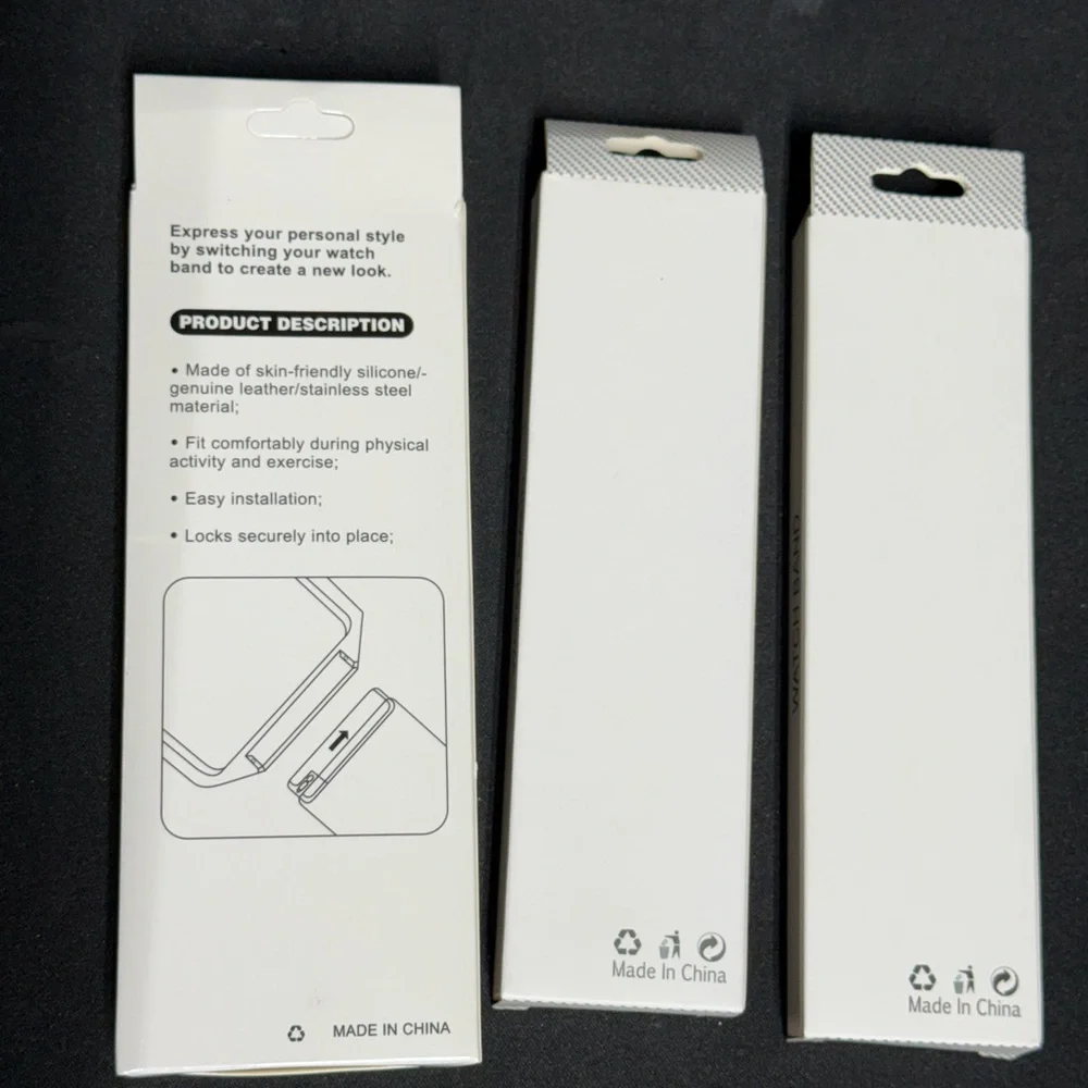 NEW Smart Watch 3PC Bands Set - Magnetic, Silicone and Braided size 38/40/41mm